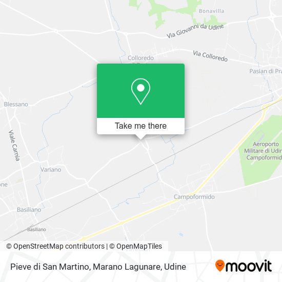 Pieve di San Martino, Marano Lagunare map