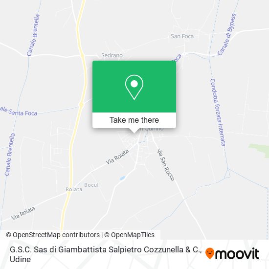 G.S.C. Sas di Giambattista Salpietro Cozzunella & C. map