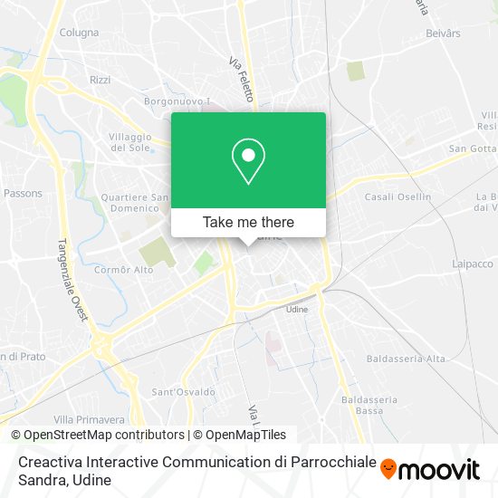 Creactiva Interactive Communication di Parrocchiale Sandra map