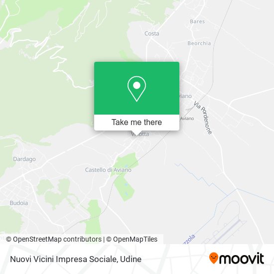 Nuovi Vicini Impresa Sociale map