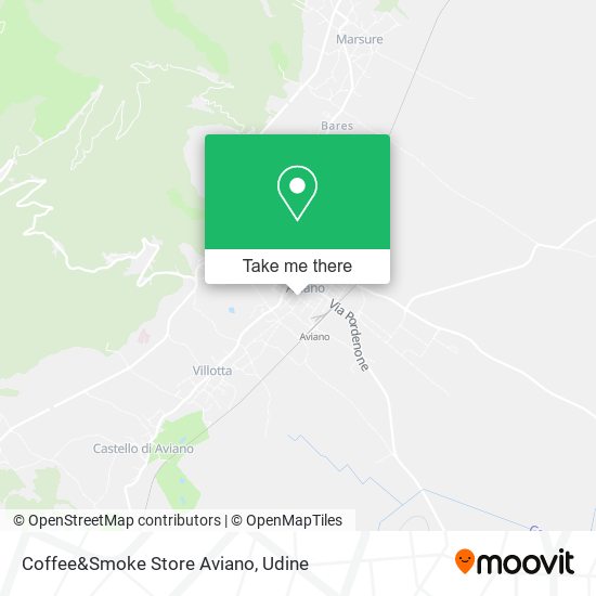 Coffee&Smoke Store Aviano map