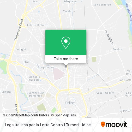 Lega Italiana per la Lotta Contro I Tumori map