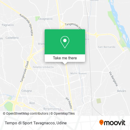 Tempo di Sport Tavagnacco map