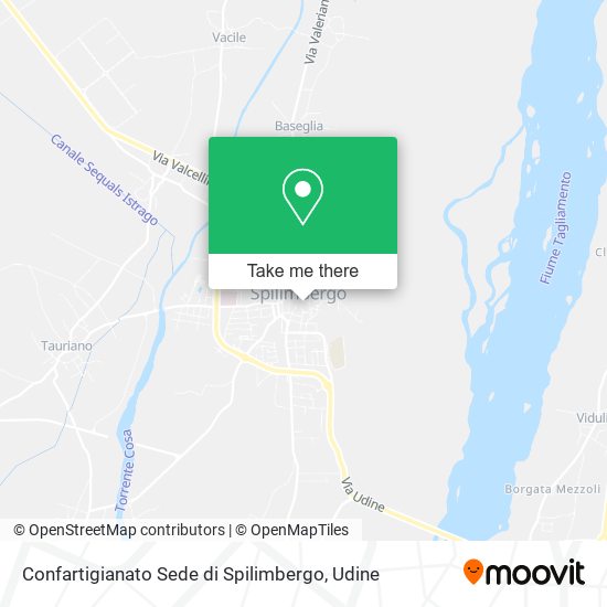 Confartigianato Sede di Spilimbergo map