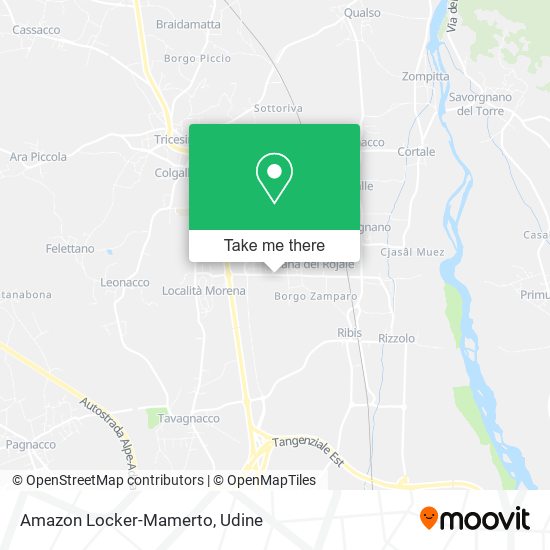 Amazon Locker-Mamerto map