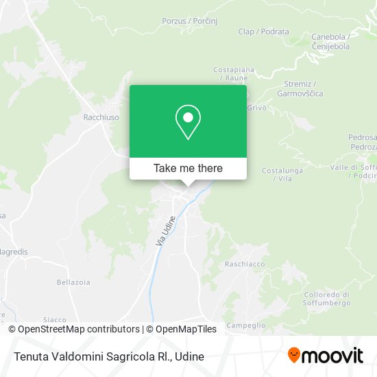 Tenuta Valdomini Sagricola Rl. map