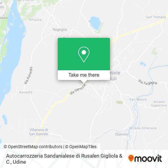 Autocarrozzeria Sandanialese di Rusalen Gigliola & C. map