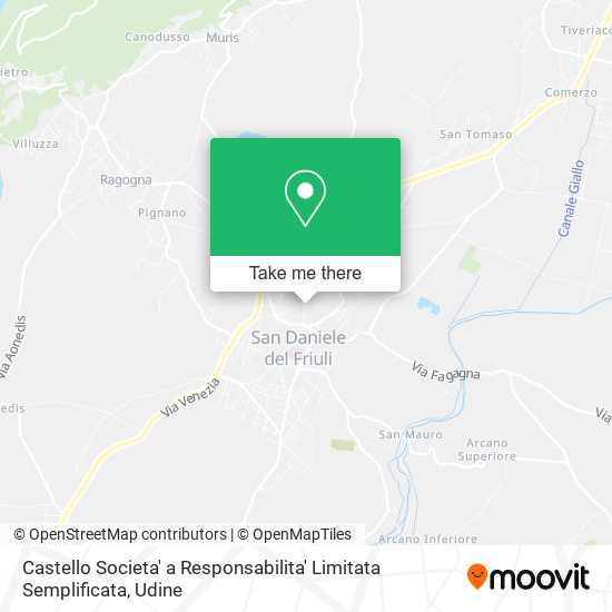 Castello Societa' a Responsabilita' Limitata Semplificata map