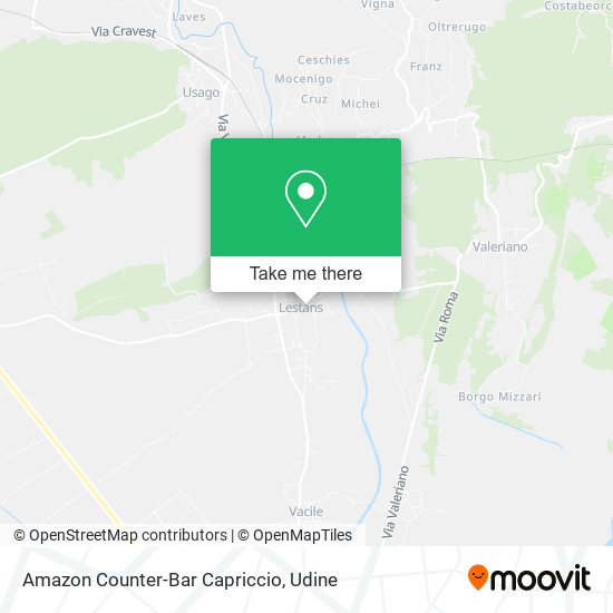 Amazon Counter-Bar Capriccio map