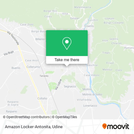 Amazon Locker-Antonita map