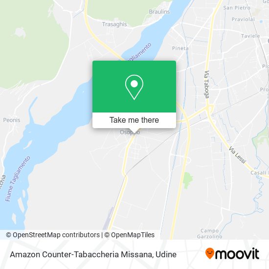 Amazon Counter-Tabaccheria Missana map