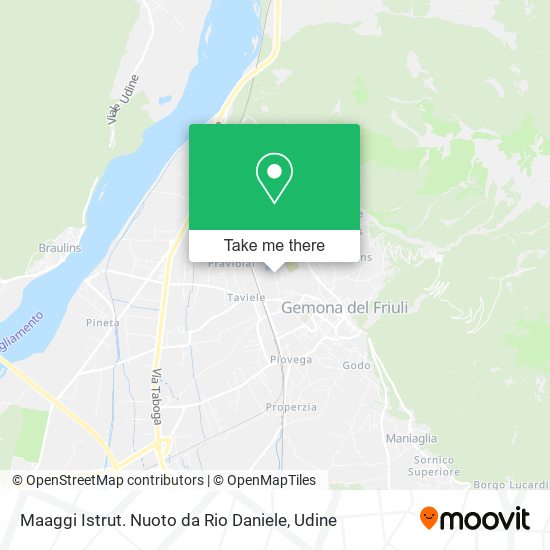 Maaggi Istrut. Nuoto da Rio Daniele map