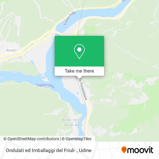 Ondulati ed Imballaggi del Friuli-. map
