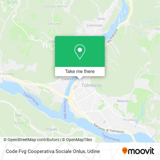 Code Fvg Cooperativa Sociale Onlus map