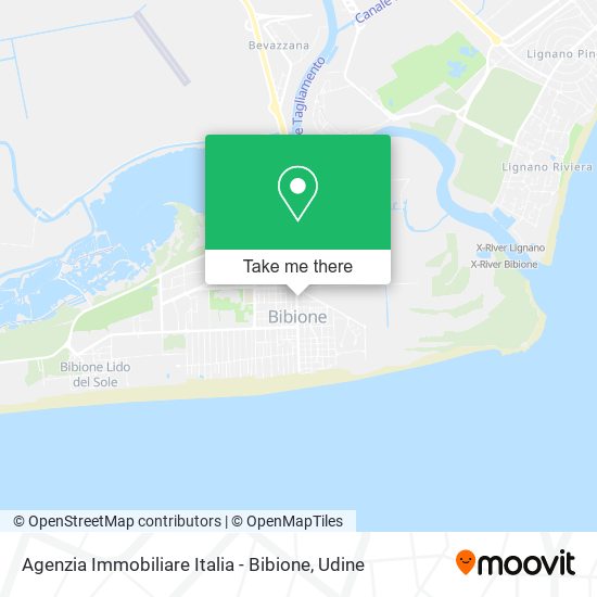 Agenzia Immobiliare Italia - Bibione map