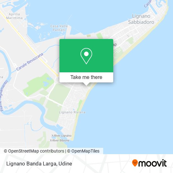 Lignano Banda Larga map