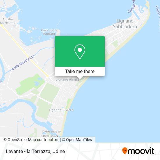 Levante - la Terrazza map