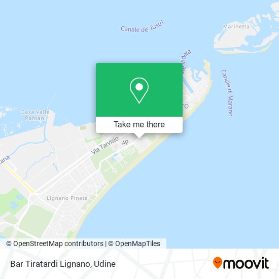 Bar Tiratardi Lignano map