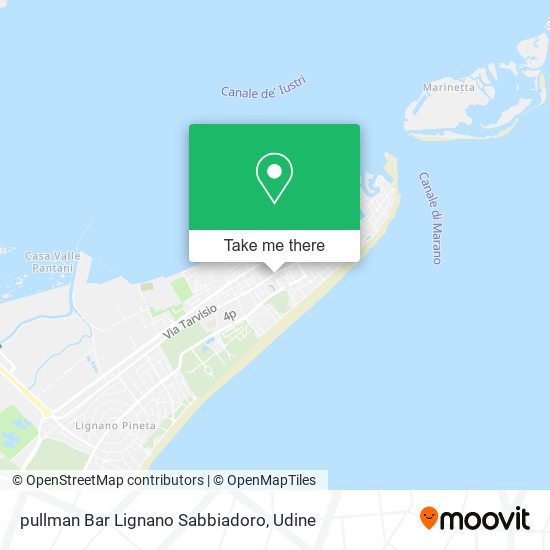 pullman Bar Lignano Sabbiadoro map