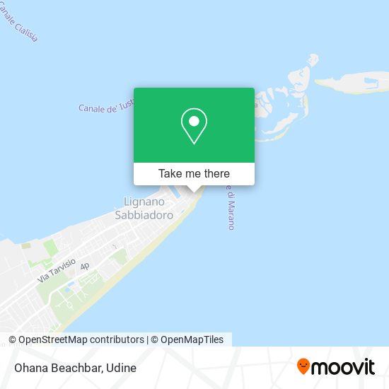 Ohana Beachbar map