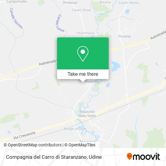 Compagnia del Carro di Staranzano map