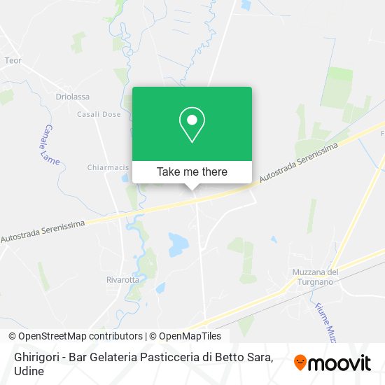 Ghirigori - Bar Gelateria Pasticceria di Betto Sara map