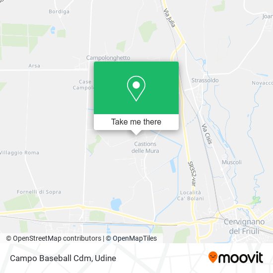 Campo Baseball Cdm map