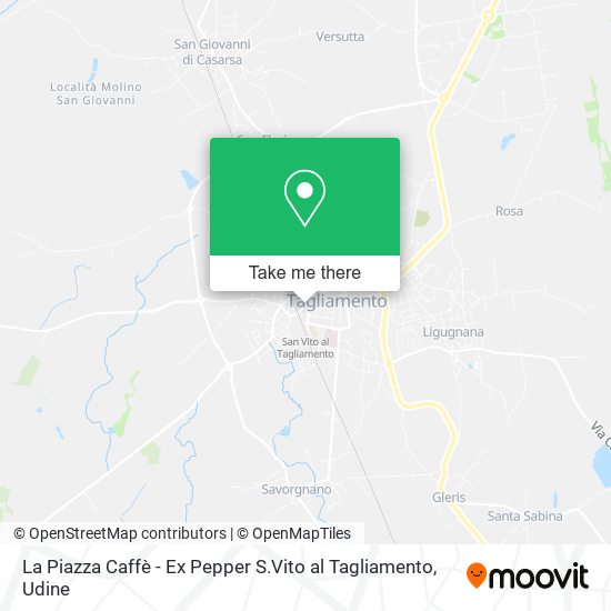 La Piazza Caffè - Ex Pepper S.Vito al Tagliamento map