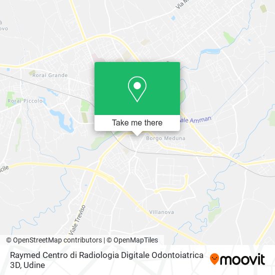 Raymed Centro di Radiologia Digitale Odontoiatrica 3D map