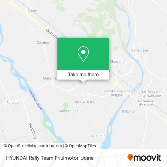 HYUNDAI Rally Team Friulmotor map