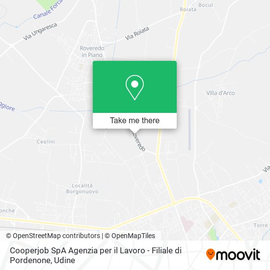 Cooperjob SpA Agenzia per il Lavoro - Filiale di Pordenone map