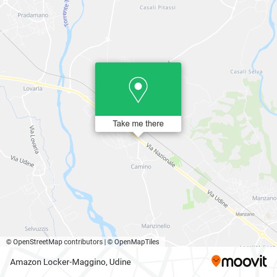 Amazon Locker-Maggino map