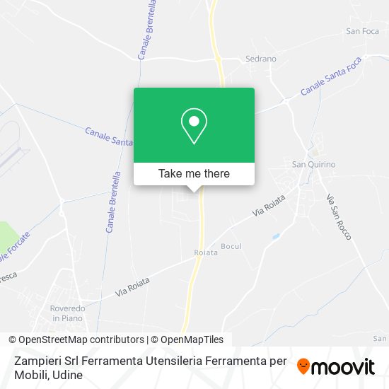 Zampieri Srl Ferramenta Utensileria Ferramenta per Mobili map
