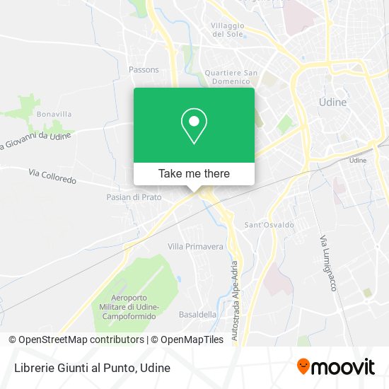 Librerie Giunti al Punto map