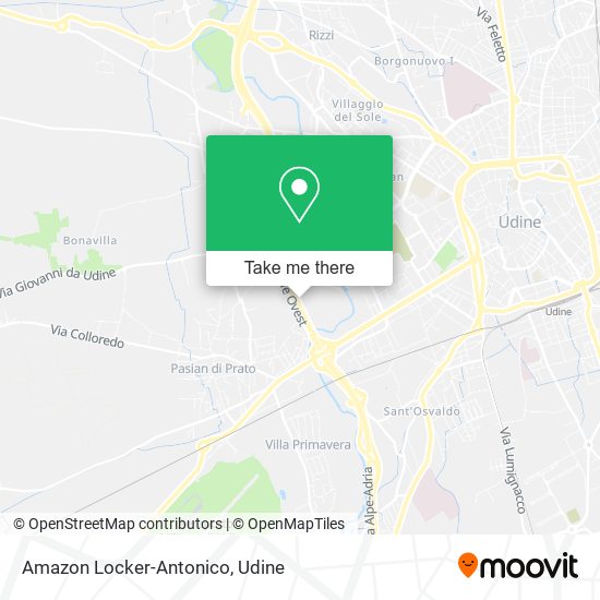 Amazon Locker-Antonico map