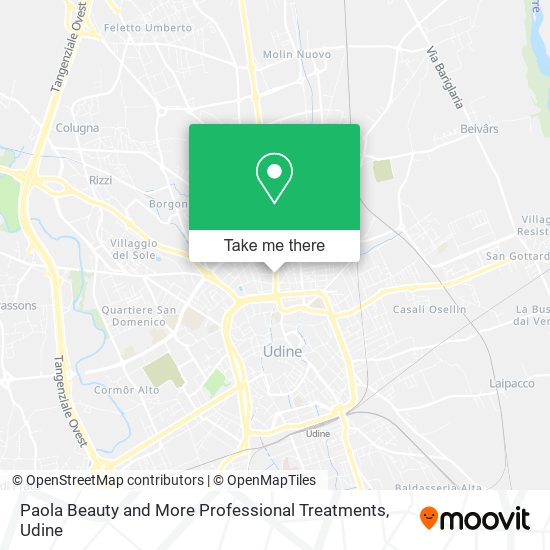 Paola Beauty and More Professional Treatments map