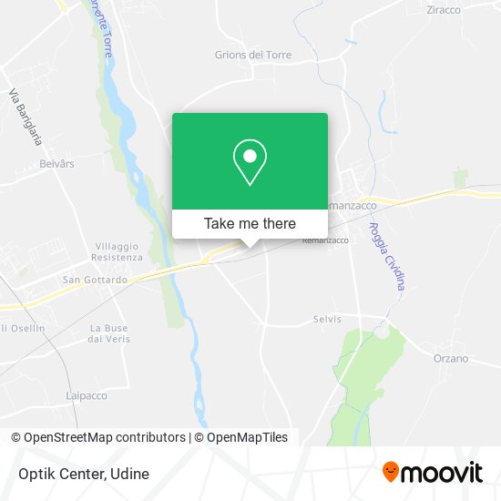 Optik Center map