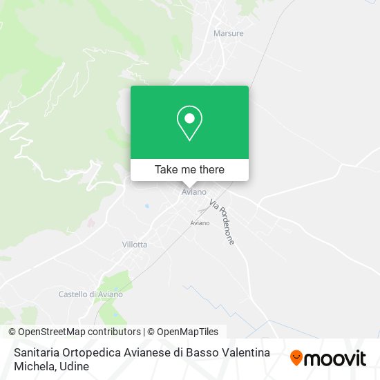 Sanitaria Ortopedica Avianese di Basso Valentina Michela map