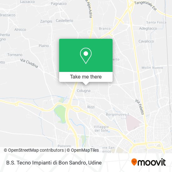 B.S. Tecno Impianti di Bon Sandro map