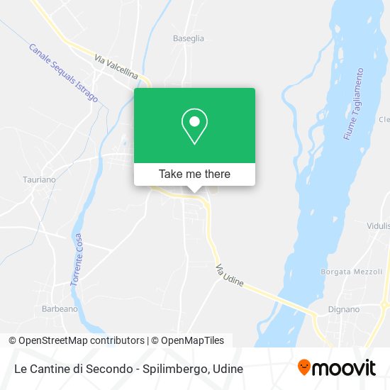 Le Cantine di Secondo - Spilimbergo map