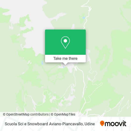 Scuola Sci e Snowboard Aviano-Piancavallo map