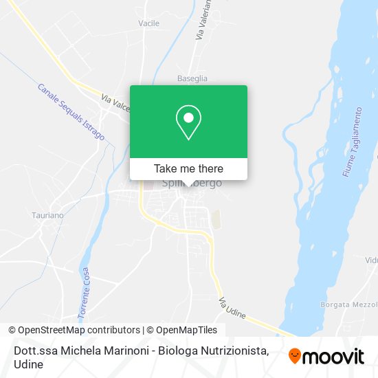 Dott.ssa Michela Marinoni - Biologa Nutrizionista map