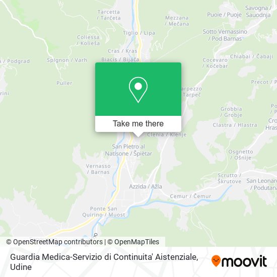 Guardia Medica-Servizio di Continuita' Aistenziale map