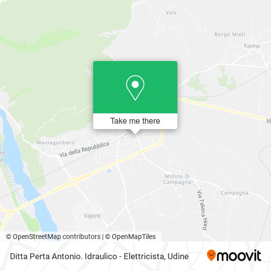 Ditta Perta Antonio. Idraulico - Elettricista map