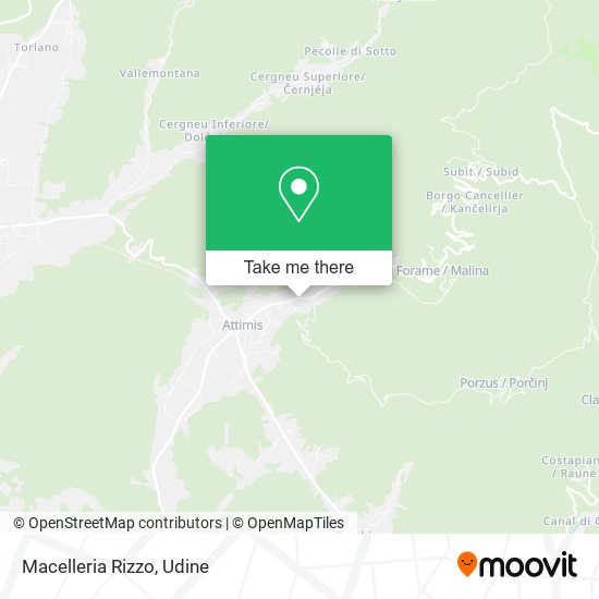Macelleria Rizzo map