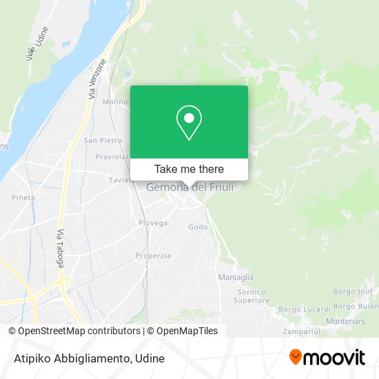 Atipiko Abbigliamento map