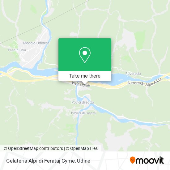 Gelateria Alpi di Ferataj Cyme map