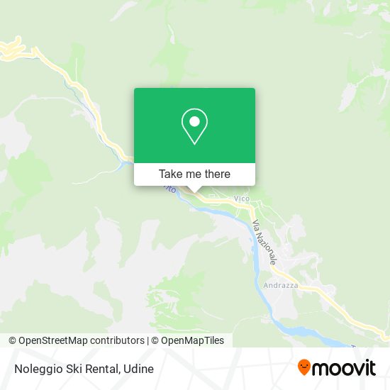 Noleggio Ski Rental map