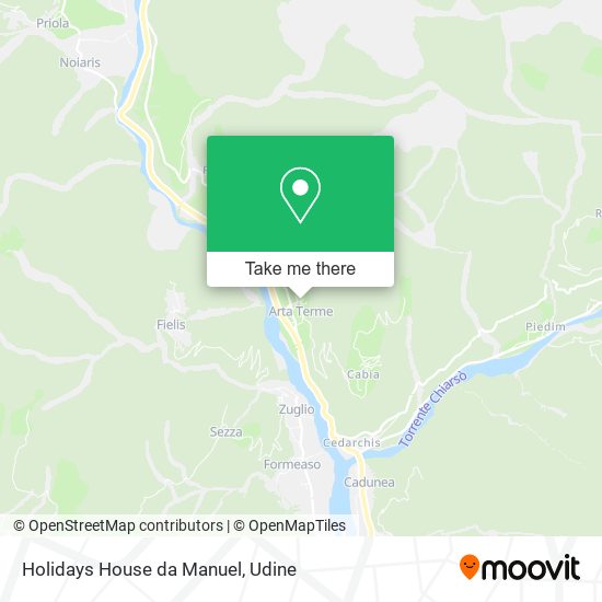 Holidays House da Manuel map