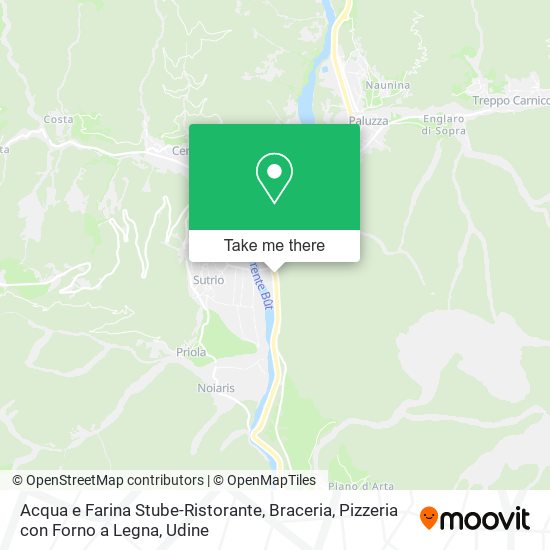 Acqua e Farina Stube-Ristorante, Braceria, Pizzeria con Forno a Legna map